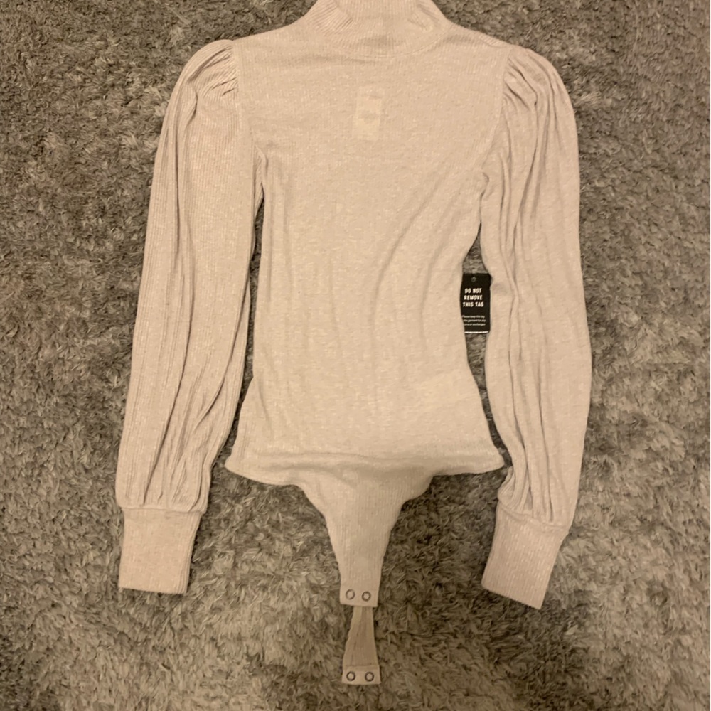 NWT Express thong turtle neck shirt size small
